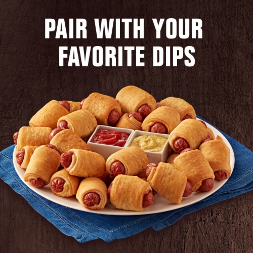 Hebrew National Beef Franks In A Puff Pastry Blanket Frozen Snacks Perspective: right