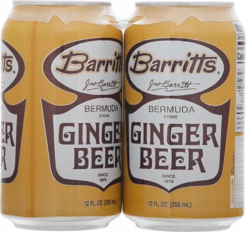 Barritts Ginger Beer 4 pack/12 oz glass bottles - Beverages2u