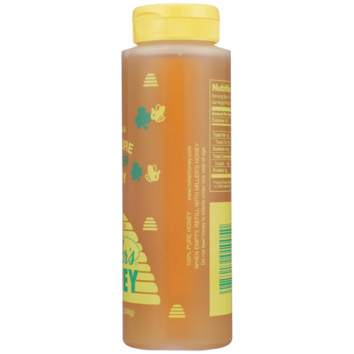 Miller's Honey® Natural Clover Squeeze Honey Perspective: right