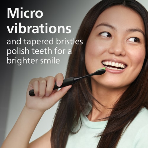 Philips One by Sonicare Black Brush Heads Perspective: right