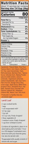 Ener-G® Bread Crumbs Perspective: right