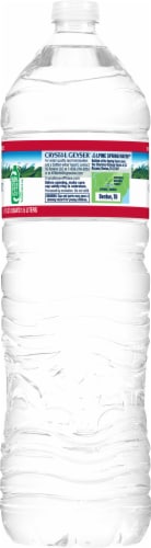 Crystal Geyser Alpine Spring Bottled Water Perspective: right