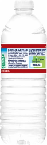 Crystal Geyser® Alpine Spring Bottled Water Perspective: right