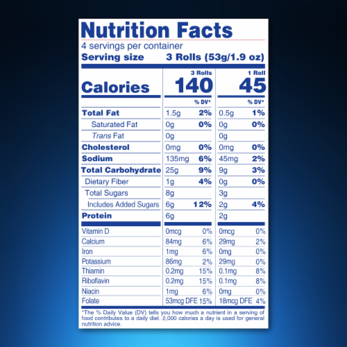 Martins® Sweet Party Potato Rolls Perspective: right