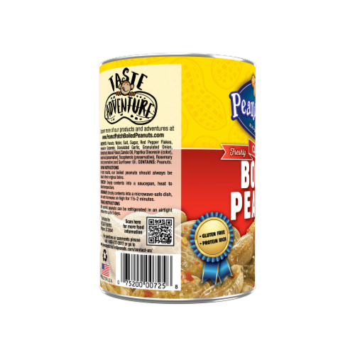 Peanut Patch Cajun Boiled Peanuts Perspective: right