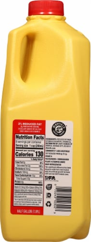 Mayfield 2% Reduced Fat Milk Perspective: right