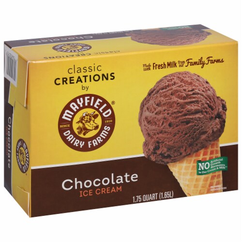 Mayfield Dairy Farms® Classic Creations Chocolate Ice Cream Tub Perspective: right