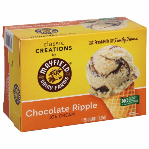 Mayfield Dairy Farms Chocolate Ripple Ice Cream Perspective: right