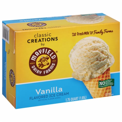 Mayfield Dairy Farms® Classic Creations Vanilla Ice Cream Tub Perspective: right