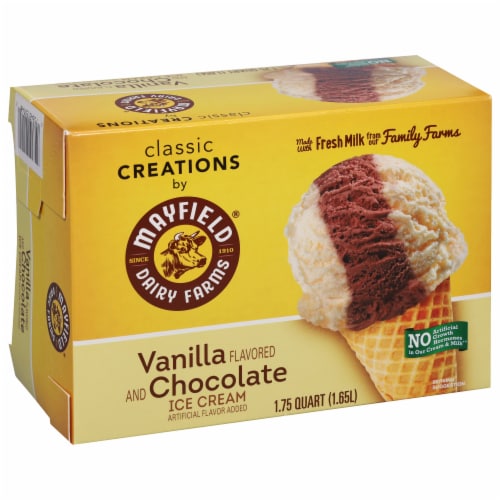 Mayfield Dairy Farms Vanilla Chocolate Ice Cream Perspective: right