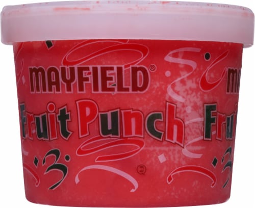 Mayfield Red Frozen Fruit Punch Sherbet Perspective: right