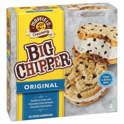 Mayfield Creamery® Big Chipper Original Multipack Ice Cream Sandwiches Perspective: right