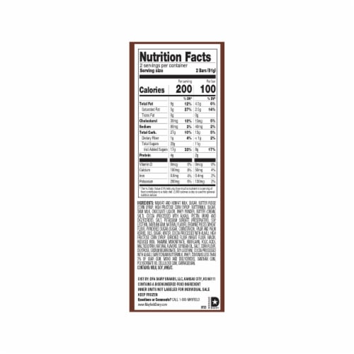 Mayfield Chocolate Fudge Brownie Ice Cream Bars Perspective: right