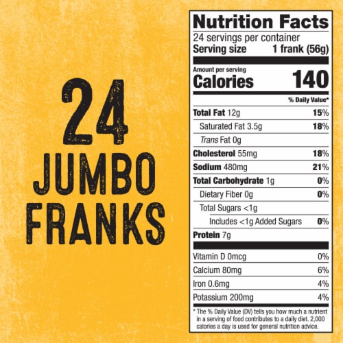Foster Farms Turkey Franks Perspective: right