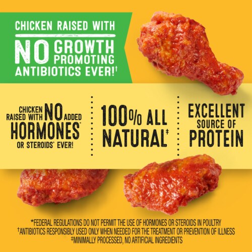 Foster Farms Hot 'N Spicy Chicken Wings Perspective: right
