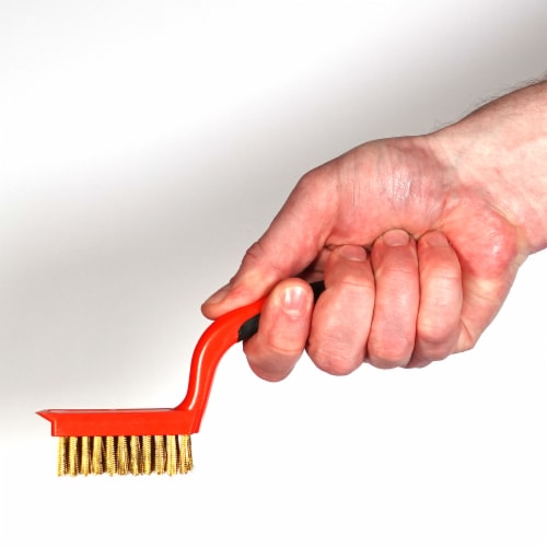Red Devil Mini Brass Wire Brush Perspective: right