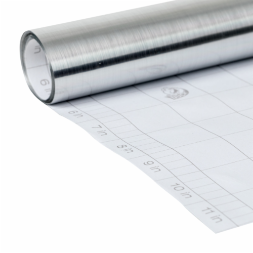 Duck® Deco Adhesive Laminate - Metallic Silver Perspective: right