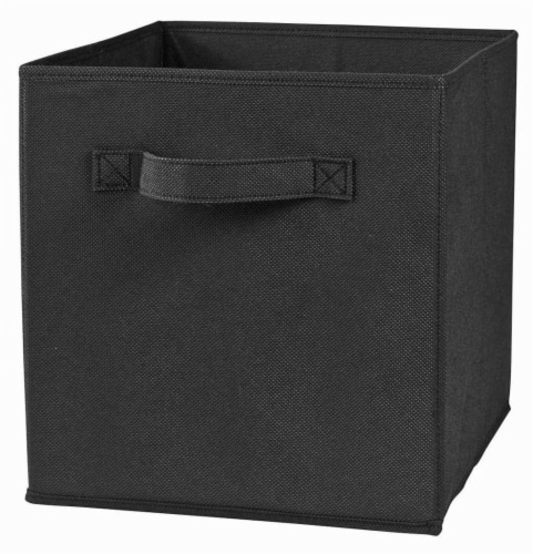 ClosetMaid Cubeicals Fabric Storage Bin - Black Perspective: right