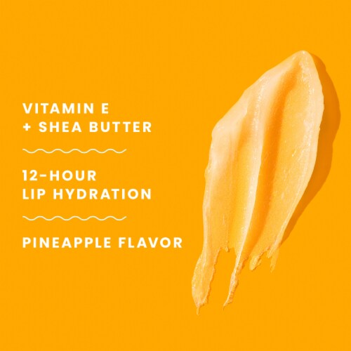 Hawaiian Tropic® Pineapple Lip Balm Sunscreen SPF 30  with 12 hour Moisturization + Vitamin E Perspective: right