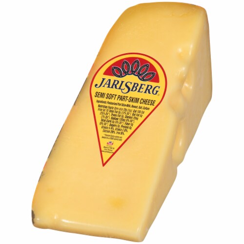 Jarlsberg Swiss Cheese Wedge Perspective: right