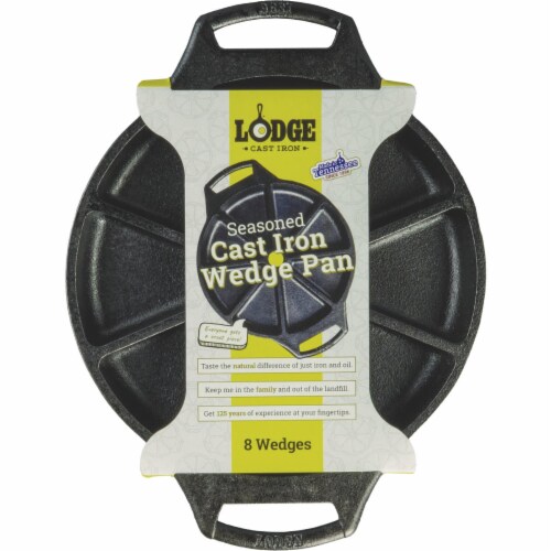Lodge Seasoned Cast Iron Wedge Pan Perspective: right