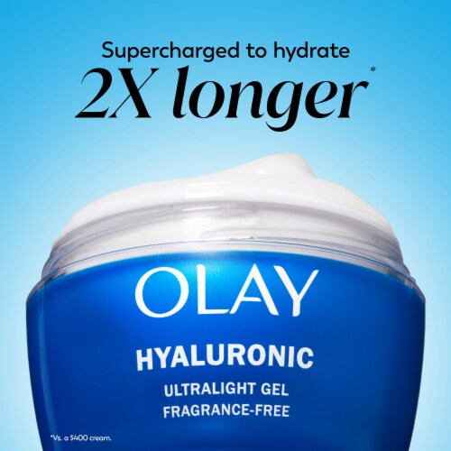 Olay Regenerist Gel Facial Cream with Hyaluronic Peptide 24 Perspective: right