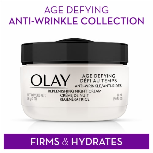 Olay Age Defying Anti-Wrinkle Night Cream Perspective: right