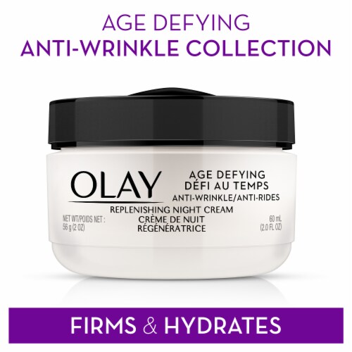 Olay Age Defying Anti-Wrinkle Night Cream Perspective: right