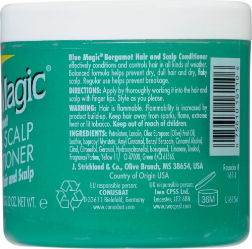 Blue Magic Hair & Scalp Conditioner, 12 Oz - Foods Co.