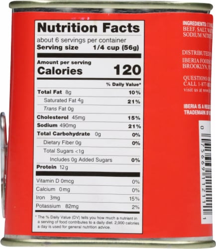 Iberia Premium Quality Corned Beef in Natural Juices 12 oz Perspective: right