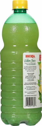 Iberia Lemon 100% Juice 32 fl oz Perspective: right