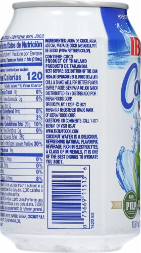 Iberia Coconut Water with Pulp 10.5 fl oz Perspective: right