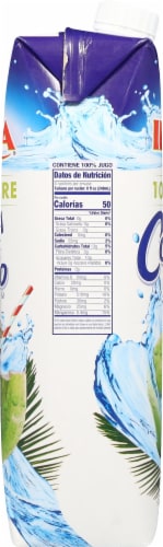 Iberia 100% Pure Coconut Water 33.8 fl oz Perspective: right