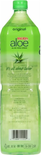 Iberia Original Aloe Vera Drink with Pure Aloe Pulp 50.8 fl oz Perspective: right