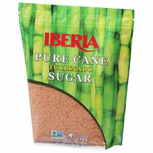 Iberia Pure Turbinado Cane Sugar 32 oz Perspective: right