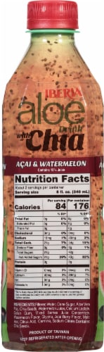 Iberia Acai & Watermelon Aloe Drink with Chia 16.9 fl oz Perspective: right