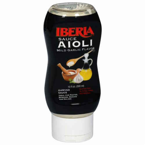 Iberia Aioli Mild Garlic Flavor Dipping Sauce 10 fl oz Perspective: right