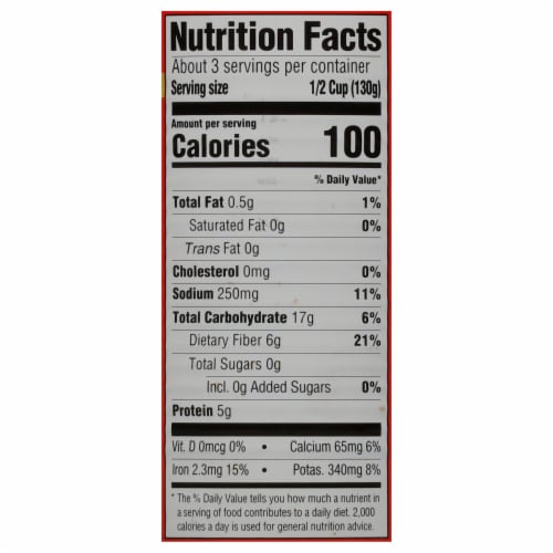 Caribbean Rhythms Butter Beans 14.1 oz Perspective: right