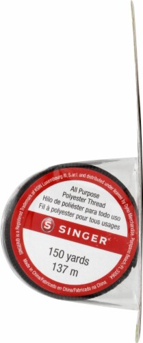 SINGER® All Purpose Polyester Thread - Black Perspective: right