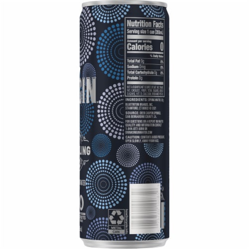 Origin™ Sparkling Bottled Water Perspective: right