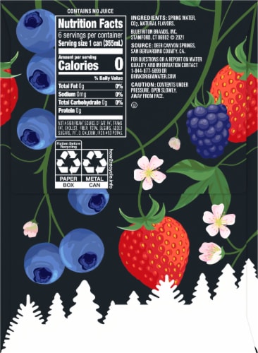 Origin™ Sparkling Berries Spring Water Pack Perspective: right