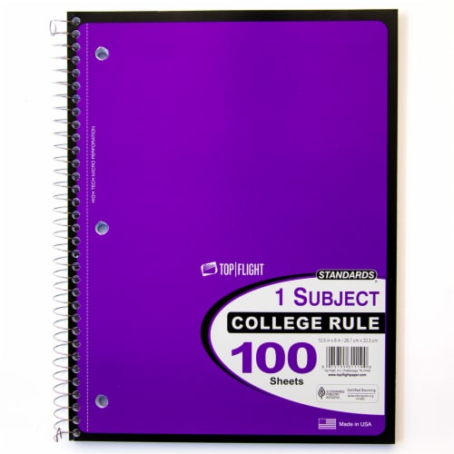 Top Flight Notebook 100 Pack Perspective: right