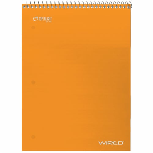 Top Flight Wired College Rule Top-Bound Assorted 1-Subject Notebook, 1 ct -  Pay Less Super Markets