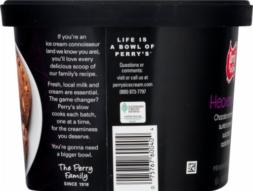 Perry's Ice Cream® Panda Paws® Ice Cream Tub Perspective: right