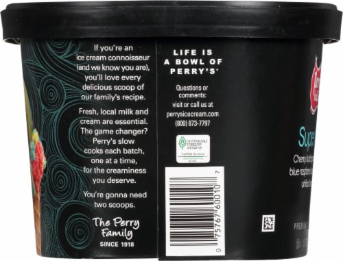 Perry's Ice Cream® Super Hero Ice Cream Tub Perspective: right