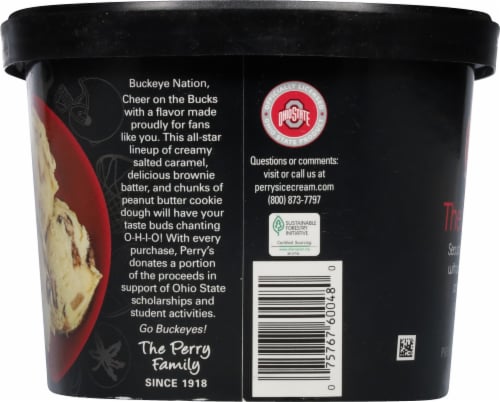Perry's Ice Cream® The Nuthouse Ice Cream Tub Perspective: right