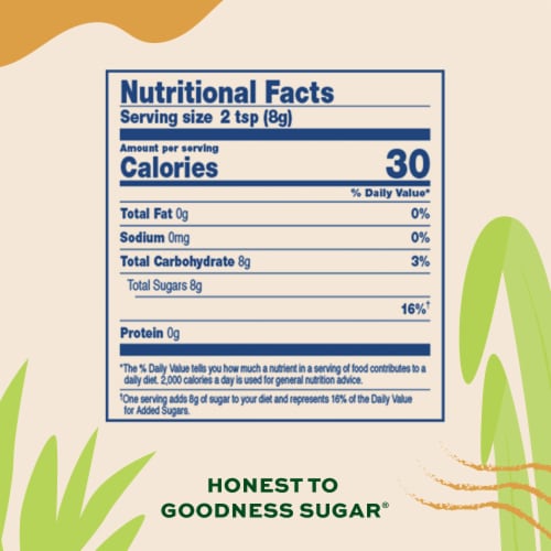 Florida Crystals® Raw Cane Sugar Perspective: right