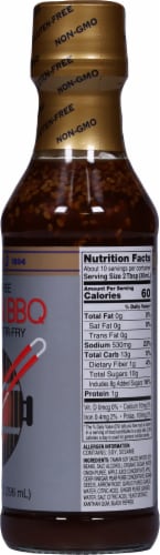 San-J Korean Gluten Free BBQ Marinade and Stir-Fry Sauce Perspective: right