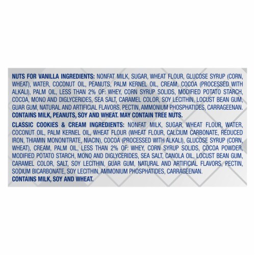 Klondike Dairy Dessert Cone, Cookies 'N Cream & Nuts for Vanilla, No Artificial Growth Hormones,8 Ct Perspective: right
