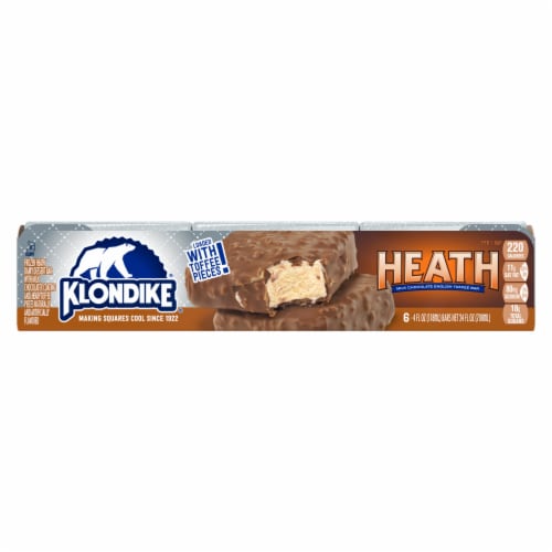 Klondike Heath Frozen Dairy Dessert Bars Perspective: right